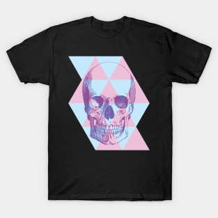 Pastel Goth Skull T-Shirt